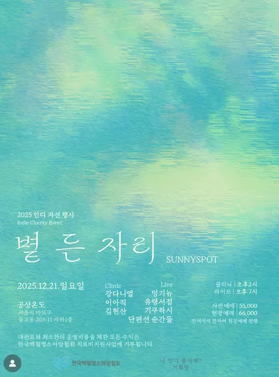 별든자리 공연 포스터