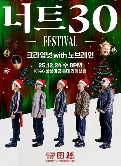 너트30 페스티벌 - 크라잉넛 with 노브레인 공연 포스터