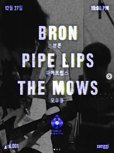 브론, 파이프 립스, 모우들 공연 포스터