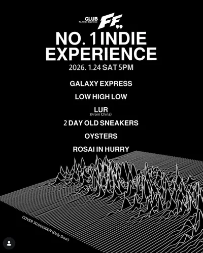 NO. 1 INDIE EXPERIENCE 공연 포스터