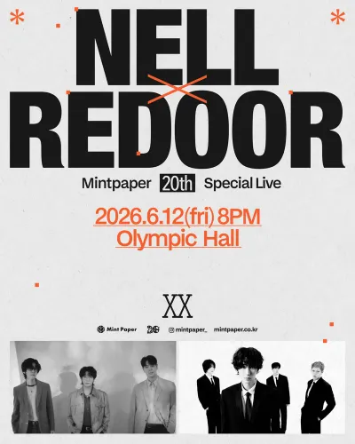 NELL X REDOOR : MINTPAPER 20th SPECIAL LIVE