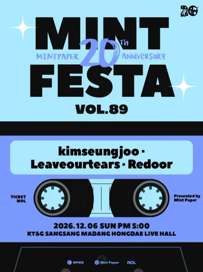 MINT FESTA VOL.89 공연 포스터
