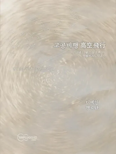 고공비행 공연 포스터