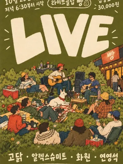 LIVE 공연 포스터