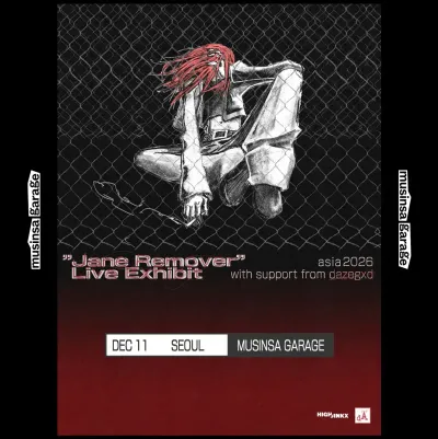 Jane Remover: Live Exhibit in Seoul 공연 포스터