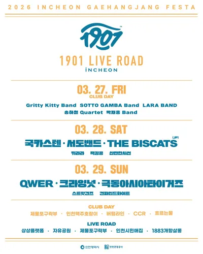1901 LIVE ROAD 공연 포스터