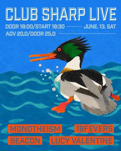 CLUB SHARP LIVE 공연 포스터