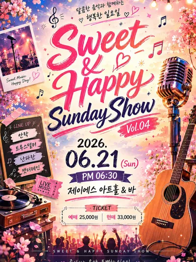 Sweet And Happy Show 공연 포스터