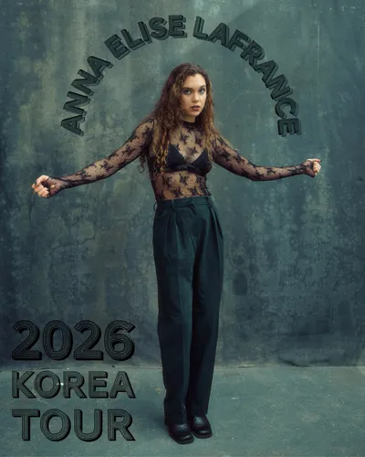 ANNA ELISE LAFRANCE 2026 KOREA TOUR 공연 포스터