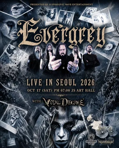 EVERGREY LIVE IN SEOUL 2026 공연 포스터
