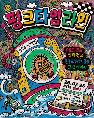펑크타임라인 공연 포스터