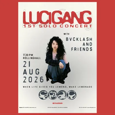 LUCIGANG 1ST SOLO CONCERT 공연 포스터