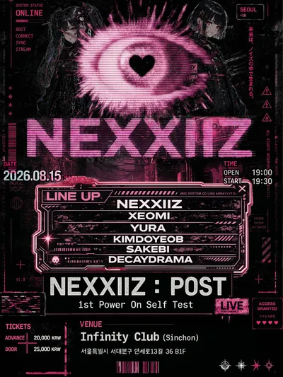 NEXXIIZ : POST 1st Power On Self Test 공연 포스터