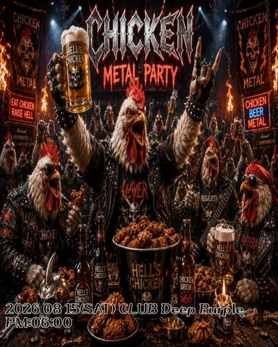 CHICKEN METAL PARTY 공연 포스터
