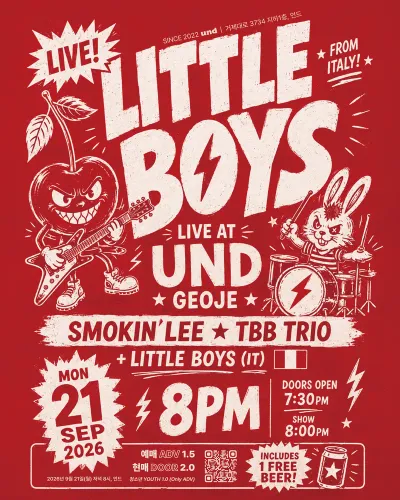 LITTLE BOYS LIVE AT UND GEOJE 공연 포스터