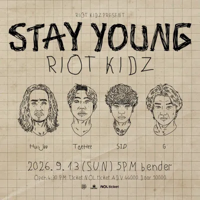 STAY YOUNG 공연 포스터